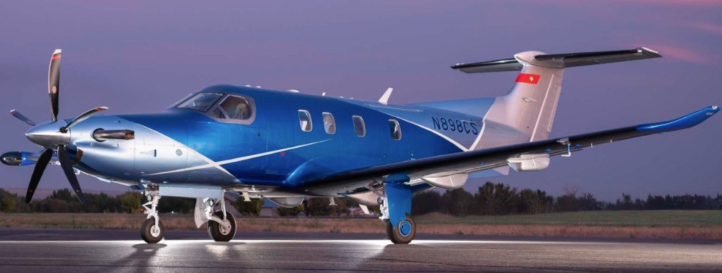 PC-12 at twilight
